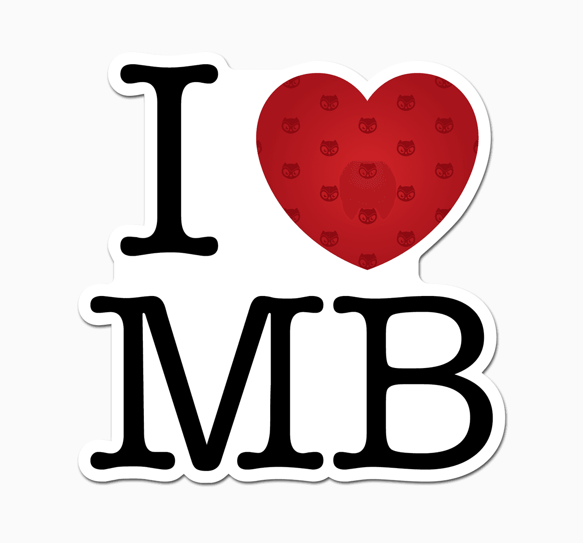 I ❤️ MB Sticker